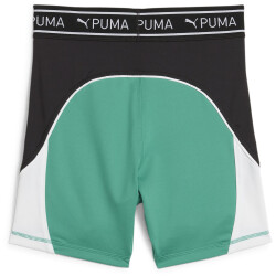 PUMA Fit Train Strong 5" kurze Laufleggings Damen 86 - sparkling green S
