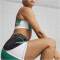 PUMA Fit Train Strong 5" kurze Laufleggings Damen 86 - sparkling green XL