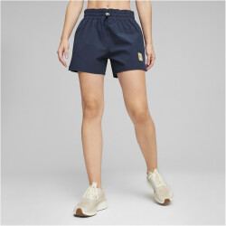 PUMA First Mile Woven Laufshorts Damen 14 - club navy XS