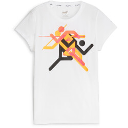 PUMA Run Faster Icons Laufshirt Damen 02 - PUMA white S