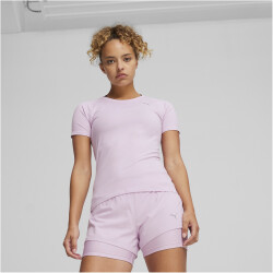 PUMA Run Cloudspun Laufshirt Damen 60 - grape mist XL