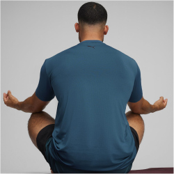 PUMA Yogini Lite Mesh Yogashirt Herren 21 - ocean tropic XXL