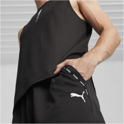 PUMA Fit Taped PWRFleece Lite Trainingshose Herren 01 - PUMA black S