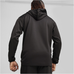PUMA Fit Taped PWRFleece Lite Hoodie Herren 01 - PUMA black S