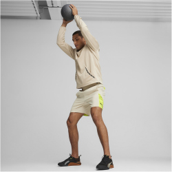 PUMA Fit 7" Ultrabreathe Stretch Print Trainingsshorts Herren 90 - putty/q1 print S