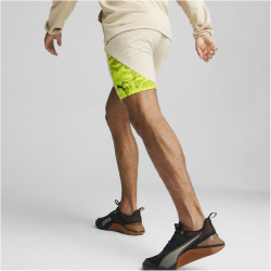 PUMA Fit 7" Ultrabreathe Stretch Print Trainingsshorts Herren 90 - putty/q1 print S