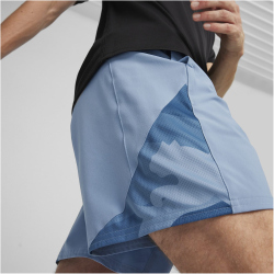PUMA Fit 7" Ultrabreathe Stretch Print Trainingsshorts Herren 20 - zen blue/q2 print S