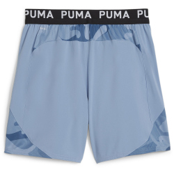 PUMA Fit 7" Ultrabreathe Stretch Print Trainingsshorts Herren 20 - zen blue/q2 print S