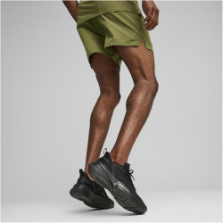 PUMA Fit 5" Ultrabreathe Stretch Trainingsshorts Herren 33 - olive green M