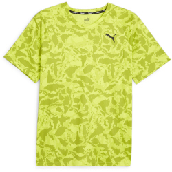 PUMA Fit Ultrabreathe Print T-Shirt Herren 39 - lime...