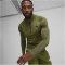 PUMA Formknit Seamless 1/4-Zip Trainings-Sweatshirt Herren 33 - olive green S
