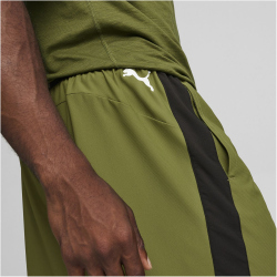 PUMA Fuse 7" 4-Wege-Stretch Trainingsshorts Herren 33 - olive green L