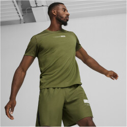 PUMA DriRelease Mesh Trainingsshirt Herren 33 - olive...