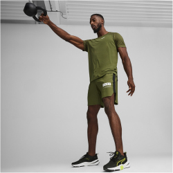 PUMA DriRelease Mesh Trainingsshirt Herren 33 - olive green S