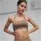 PUMA 4Keeps Ultrabare Strappy Mid Support Sport-BH Damen 96 - totally taupe XS