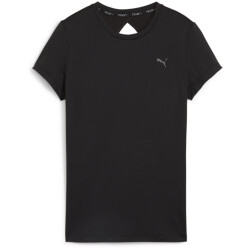 PUMA Studio Sheer Fashion Yogashirt Damen 01 - PUMA black XS