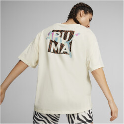 PUMA Animal Remix Boyfriend Trainingsshirt Damen 87 - sugared almond XS