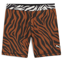 PUMA Animal Remix 5" kurze Leggings Damen 81 - teak XS