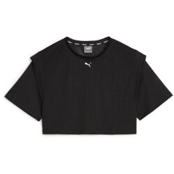PUMA Fit Move Mesh Cropped T-Shirt Damen 01 - PUMA black XS