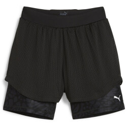 PUMA Fit Mesh 2in1 Trainingsshorts Damen 01 - PUMA black XS