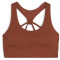 PUMA 4Keeps Evolve Longline Mid Support Sport-BH Damen 81 - teak S