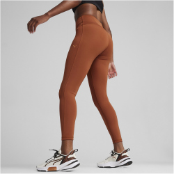 PUMA Train Cloudspun Rib Leggings Damen 81 - teak XS