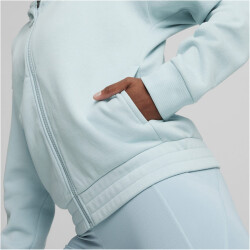 PUMA Train Favorite Fleece Kapuzenjacke Damen 23 - turquoise surf XS