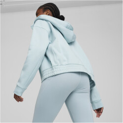 PUMA Train Favorite Fleece Kapuzenjacke Damen 23 - turquoise surf L