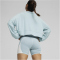 PUMA Fit Branded Fleece Crew Sweatshirt Damen 23 - turquoise surf XS