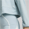 PUMA Fit Branded Fleece Crew Sweatshirt Damen 23 - turquoise surf XS