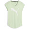 PUMA Train Favorite Heather Cat Trainingsshirt Damen 88 - fresh mint heather S