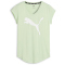 PUMA Train Favorite Heather Cat Trainingsshirt Damen 88 - fresh mint heather L