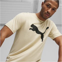 PUMA Train Favorite Heather Cat Trainingsshirt Herren 90 - putty heather S