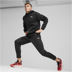 PUMA Train All Day PWR Fleece Trainings-Hoodie Herren 74 - PUMA black/white cat XXL