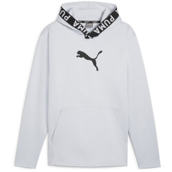 PUMA PWR Fleece Trainings-Hoodie Herren 99 - silver mist M