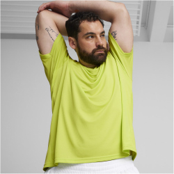 PUMA Performance kurzarm Trainingsshirt Herren 39 - lime pow S