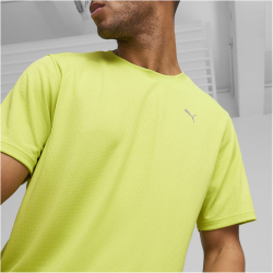 PUMA Performance kurzarm Trainingsshirt Herren 39 - lime pow S