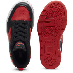 PUMA Rebound V6 Low AC Sneaker Kinder 11 - PUMA black/for all time red 28