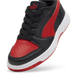 PUMA Rebound V6 Low AC Sneaker Kinder 11 - PUMA black/for all time red 32