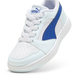 PUMA Rebound V6 Low AC Sneaker Kinder 10 - PUMA white/cobalt glaze/dewdrop 35