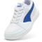 PUMA Rebound V6 Low AC Sneaker Kinder 10 - PUMA white/cobalt glaze/dewdrop 35