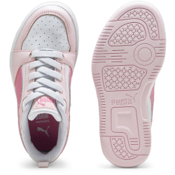 PUMA Rebound V6 Low AC Sneaker Kinder 08 - PUMA white/fast pink/whisp of pink 28