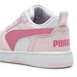 PUMA Rebound V6 Low AC Sneaker Kinder 08 - PUMA white/fast pink/whisp of pink 28