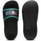 PUMA Popcat 20 Ready, Set, Better Pantoletten Kinder 02 - PUMA black/PUMA black/sparkling green 28