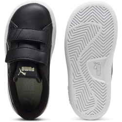 PUMA Smash 3.0 Dance Party Baby-Sneaker mit Klettverschluss 02 - PUMA black/PUMA silver/green illusion 22