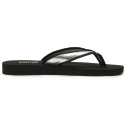 PUMA Sandy Flip Metallic Shine Zehentrenner Damen 02 - PUMA black/PUMA silver/PUMA black 35.5