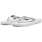 PUMA Sandy Flip Metallic Shine Zehentrenner Damen 01 - PUMA white/PUMA gold/PUMA white 35.5