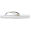 PUMA Sandy Flip Metallic Shine Zehentrenner Damen 01 - PUMA white/PUMA gold/PUMA white 35.5
