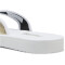 PUMA Sandy Flip Metallic Shine Zehentrenner Damen 01 - PUMA white/PUMA gold/PUMA white 35.5