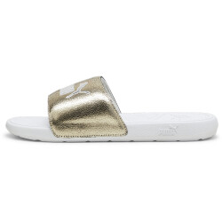 PUMA Cool Cat 2.0 Metallic Shine Pantoletten 01 - PUMA gold/PUMA silver/PUMA white 42